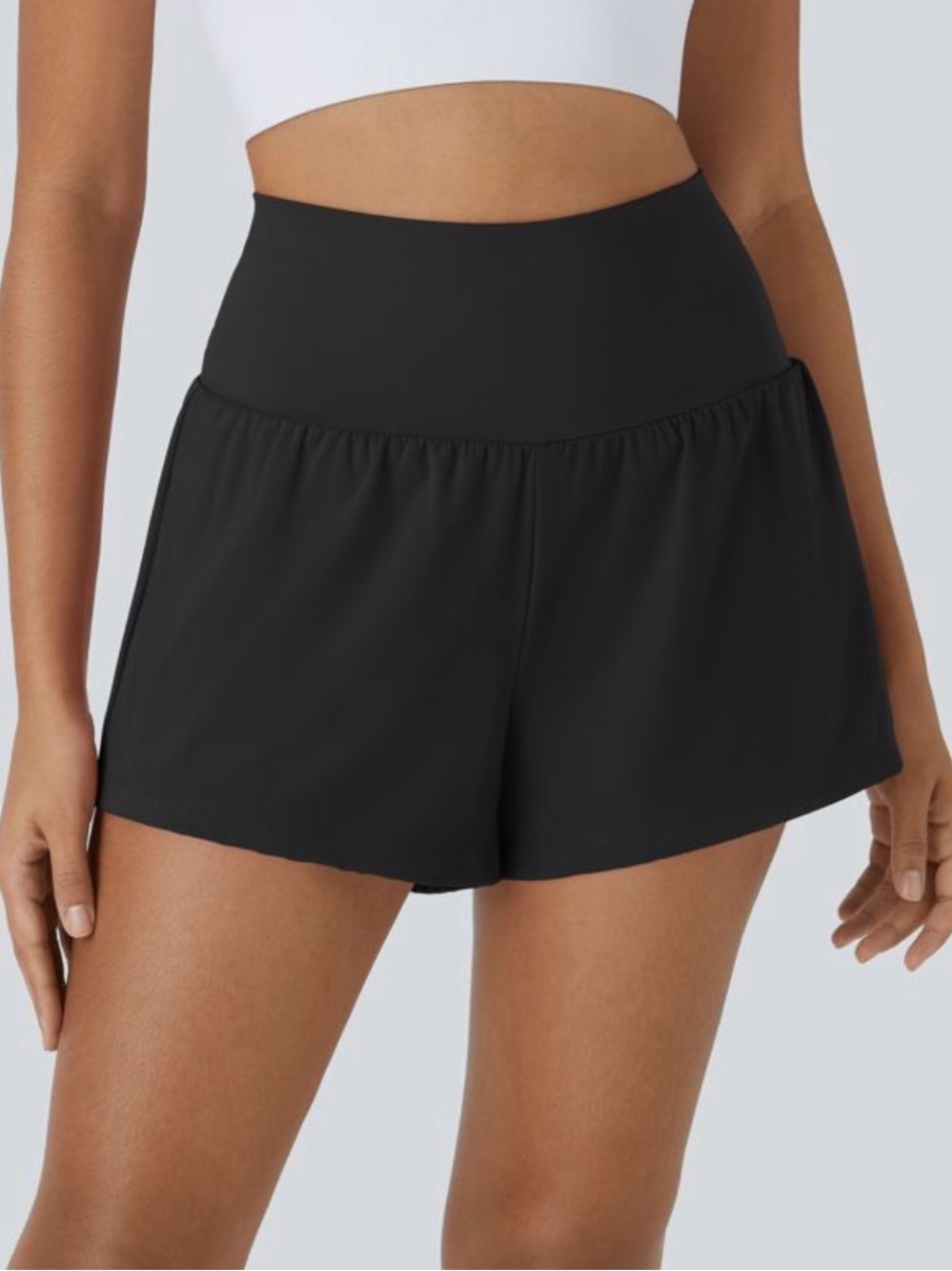 Halara SoftlyZero Airy Super High Waisted 2-in-1 Shorts 3 Inch Inseam NWOT